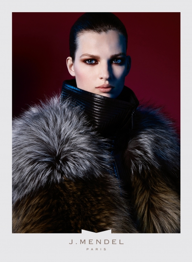 Bette Franke  for campaign J. Mendel F/W 2014/2015 photographer Daniel Jackson 