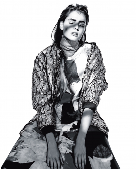 Romy Schönberger for Glamcult Issue 7 2014 photographer Jeroen W. Mantel 