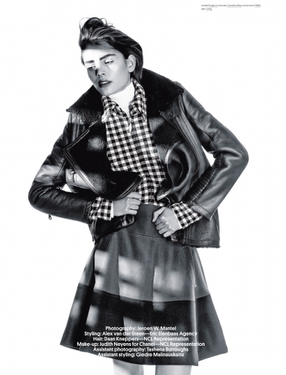 Romy Schönberger for Glamcult Issue 7 2014 photographer Jeroen W. Mantel 