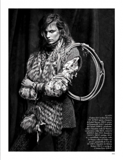 Bette Franke for Vogue Spain November 2014 photographer Toby Knott 