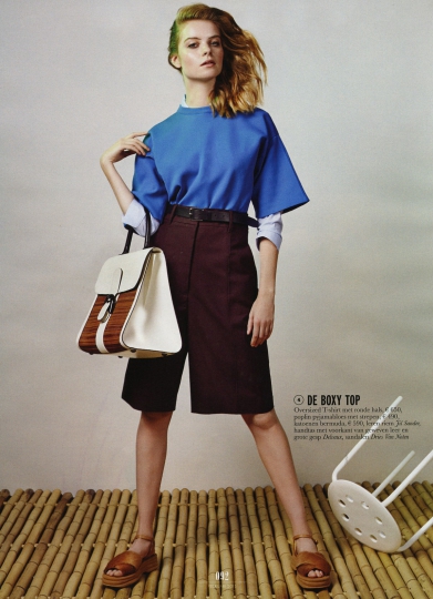 Gwen Loos for Dutch Elle February 2015 photographer Carmen Kemmink 