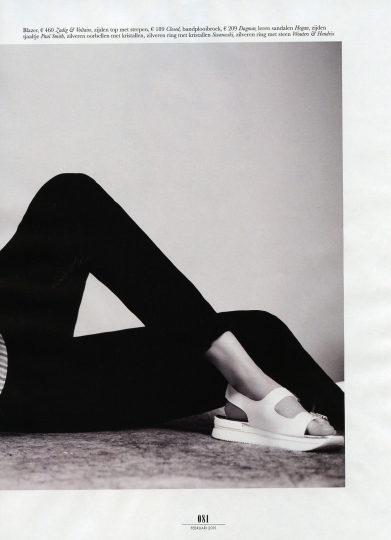 Kim Noorda for Dutch Elle February 2015 photographer Pablo Delfos 