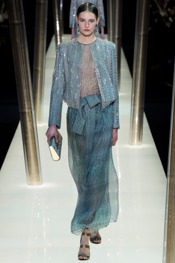 Sanne Vloet for Armani Privé Couture 2015 