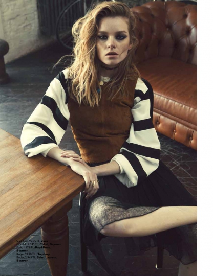 Gwen Loos for Grazia Turkey 2015 photographer Begüm Yetis 