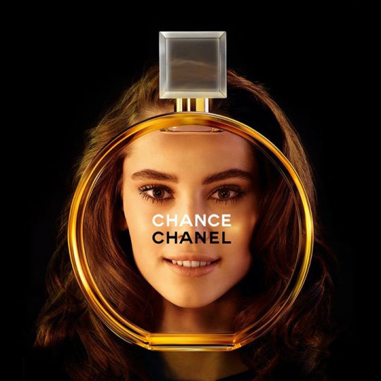 Romy Schönberger for Chanel Chance Eau Vive Campaign photographer Jean-Paul Goude 