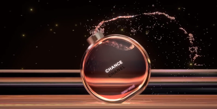 Romy Schönberger for commercial and making-off Chanel Chance Eau Vive Campaign Photographer Jean-Paul Goude 