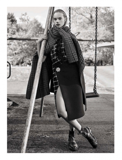 Estella Boersma for Vogue Italy August 2015 photographer Karim Sadli, Stylist Joe McKenna, Make-up Christelle Cocquet, Hair Anthony Turner 