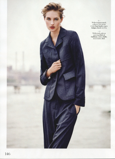 Sanne Vloet for Elle Dutch September 2015 photographer Carmen Kemmink, stylist Esther Coppoolse 