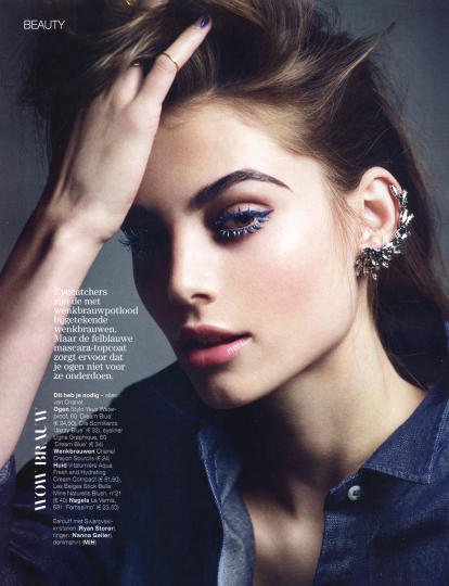 Romy Schönberger for Marie Claire Dutch September 2015 photographer Philip Riches 