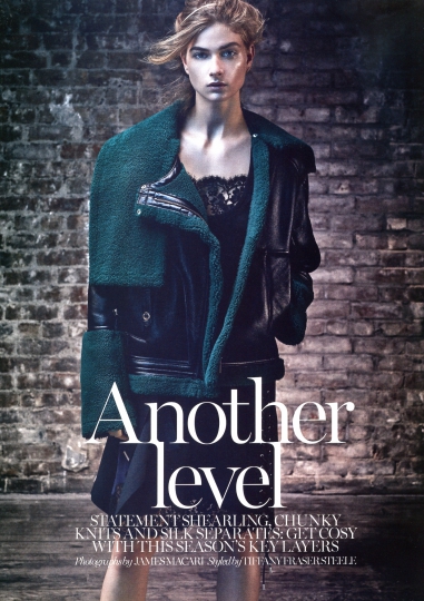 Bo Don for Marie Claire UK September 2015 photographer James Mascari, stylist Tiffany Frasersteele 