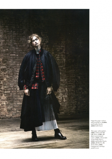 Bo Don for Marie Claire UK September 2015 photographer James Mascari, stylist Tiffany Frasersteele 