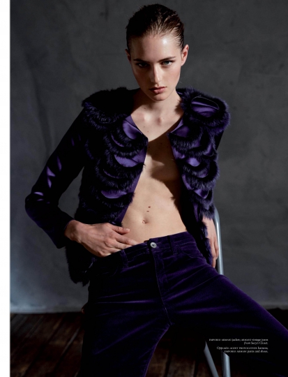 Sanne Vloet for Russh September 2015 photographer Sam Hendel 