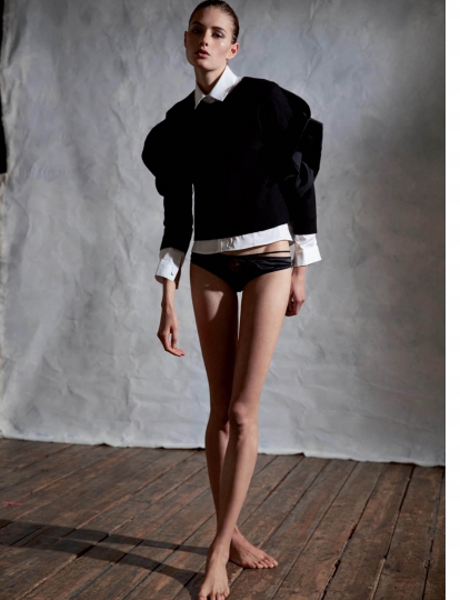 Sanne Vloet for Russh September 2015 photographer Sam Hendel 