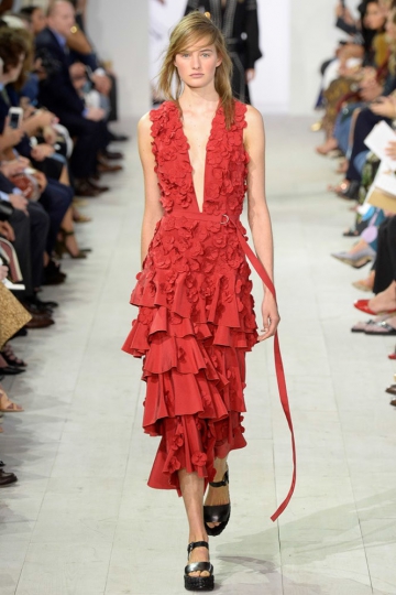 Sanne Vloet shows New York Spring Summer 2016 Michael Kors