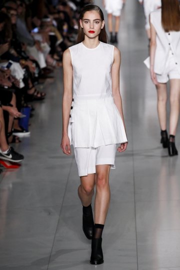 Romy Schönberger shows New York Spring Summer 2016 DKNY