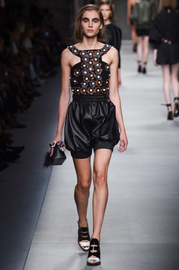 Romy Schönberger shows Milan Spring Summer 2016 Fendi