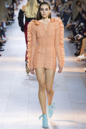 Romy Schönberger shows Milan Spring Summer 2016 Roberto Cavali 