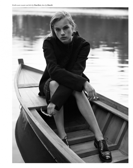 Estella Boersma for Holiday Magazine Photographer Karim Sadli, Stylist Jonathan Kaye 