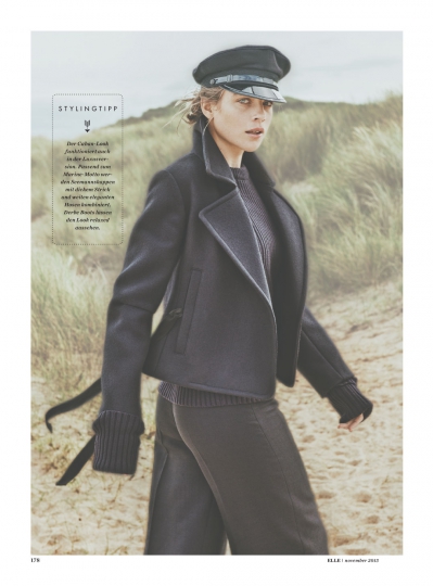 Kim Noorda for German Elle November 2015, Photographer Carl Bengtsson 