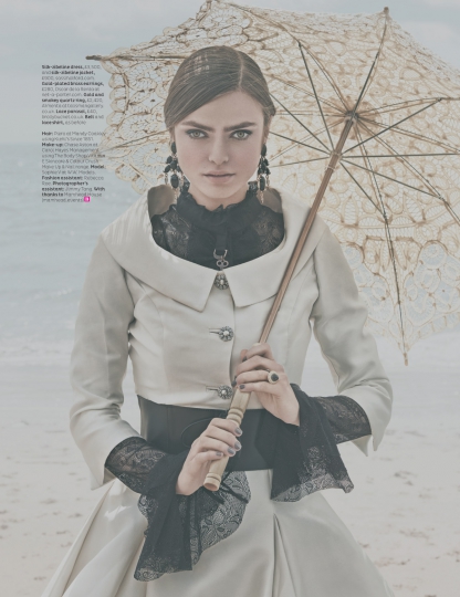 Sophie Vlaming for Brides Magazine December 2015 Photographer Carl Bengtsson 