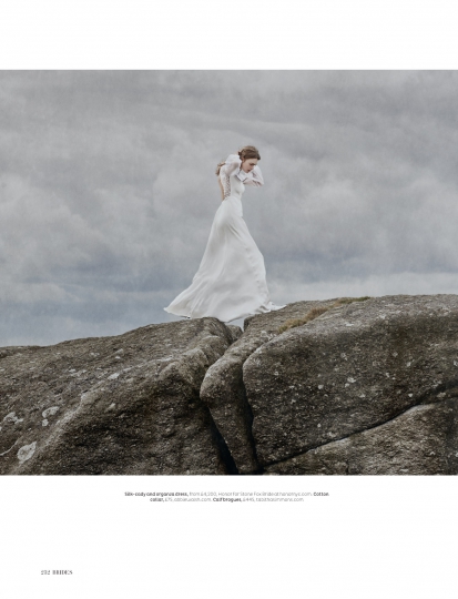 Sophie Vlaming for Brides Magazine December 2015 Photographer Carl Bengtsson II 