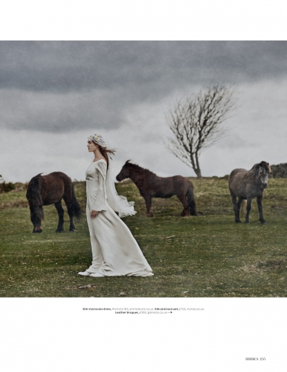 Sophie Vlaming for Brides Magazine December 2015 Photographer Carl Bengtsson II 