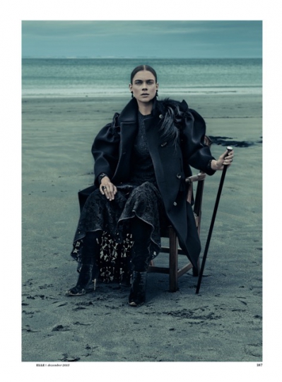 Kim Noorda for German Elle December 2015 Photographer Carl Bengtsson 