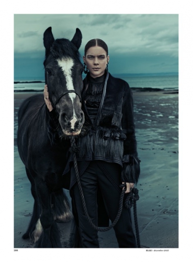 Kim Noorda for German Elle December 2015 Photographer Carl Bengtsson 