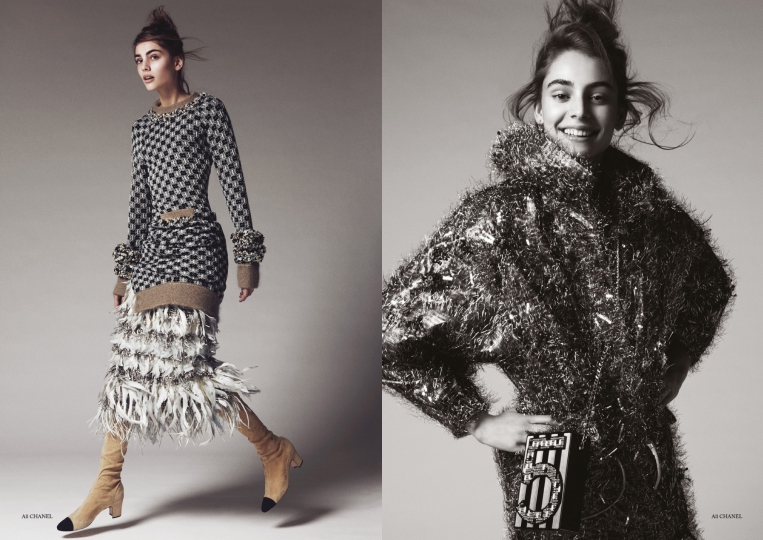 Romy Schönberger for Glass December 2015 Photographer Bojana Tatarska 