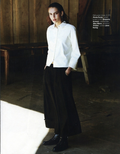 Romy Schönberger for Dutch Marie Claire January 2016 Photographer Pablo Delfos 