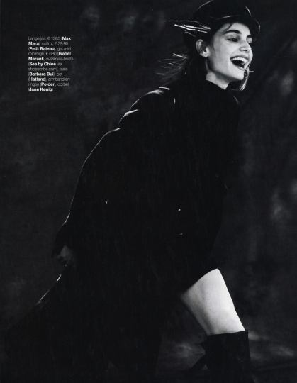 Romy Schönberger for Dutch Marie Claire January 2016 Photographer Pablo Delfos 