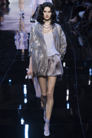 Sanne Vloet shows Couture Spring 2016 Armani Prive