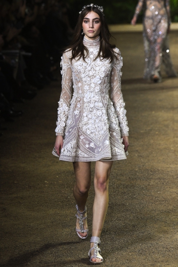 Romy Schönberger shows Couture Spring 2016 Elie Saab