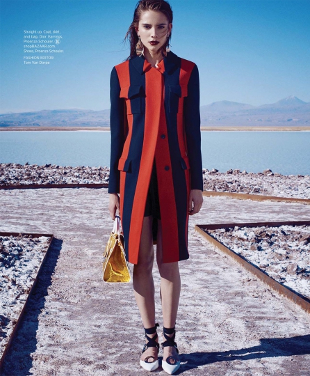 Romy Schönberger for Harpers Bazaar USA March 2016 Photographer Nathaniel Goldberg 