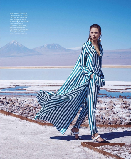 Romy Schönberger for Harpers Bazaar USA March 2016 Photographer Nathaniel Goldberg 