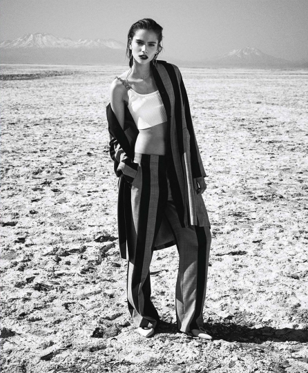 Romy Schönberger for Harpers Bazaar USA March 2016 Photographer Nathaniel Goldberg 