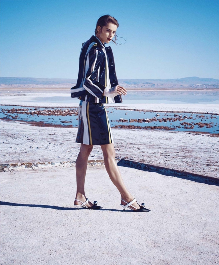 Romy Schönberger for Harpers Bazaar USA March 2016 Photographer Nathaniel Goldberg 