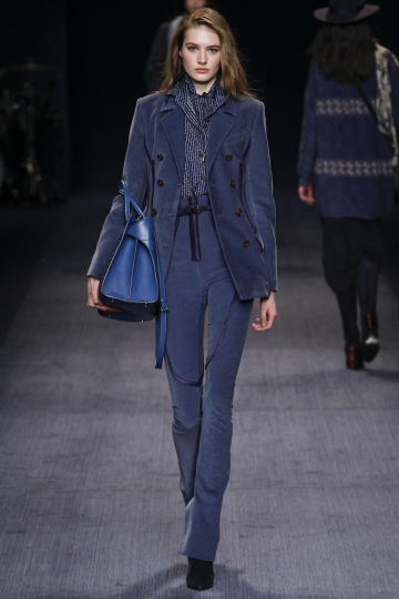 Sanne Vloet shows Milan Fall 2016 Trussardi