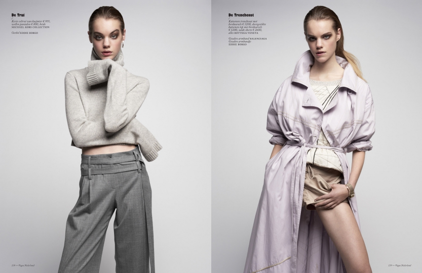 Estella Boersma for Dutch Vogue April 2016 Photographer Thomas Schenk 