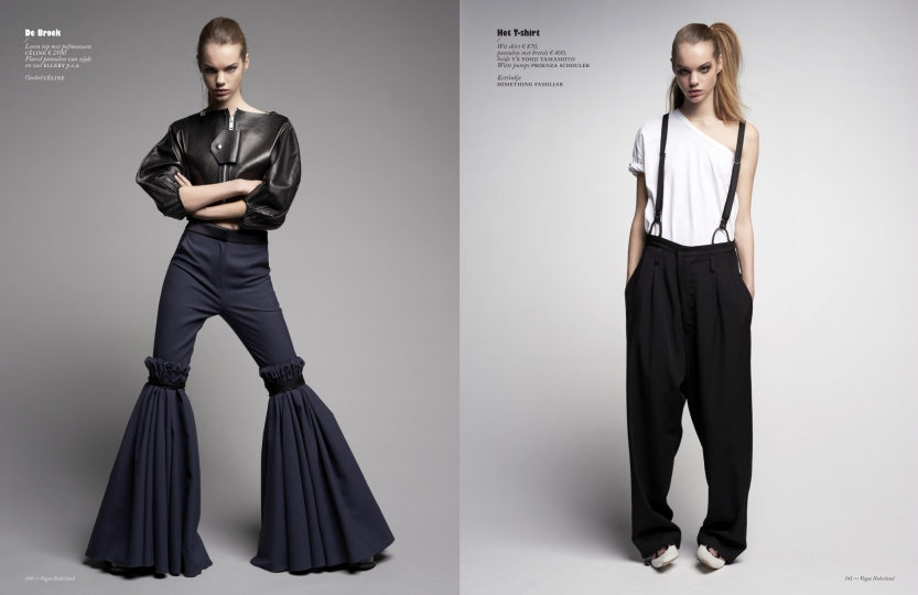 Estella Boersma for Dutch Vogue April 2016 Photographer Thomas Schenk 