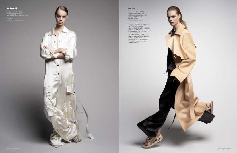 Estella Boersma for Dutch Vogue April 2016 Photographer Thomas Schenk 