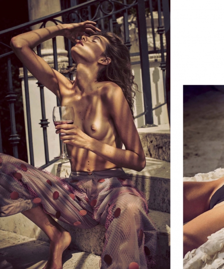 Sanne Vloet Harpers Bazaar Spain May 2016 Photographer Guy Aroch 