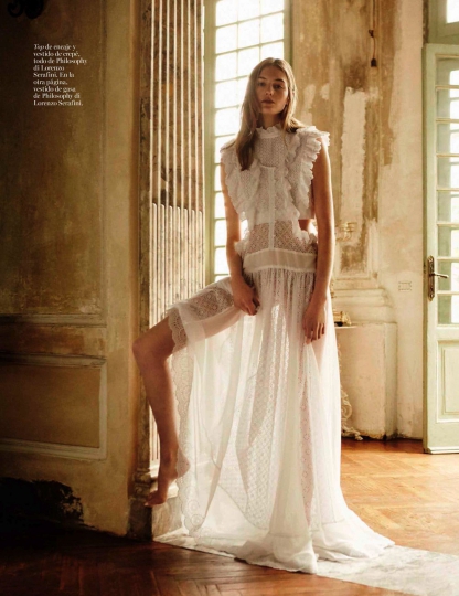 Sanne Vloet for Spanish vogue May 2016, Photographer Gorka Postigo 