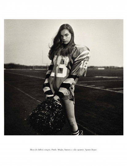 Estella Boersma photographed by Steven Meisel for Vogue Italy May 2016. Fashion editor Olivier Rizzo. Make-up Pat McGrath. Hair Guid Paulau 