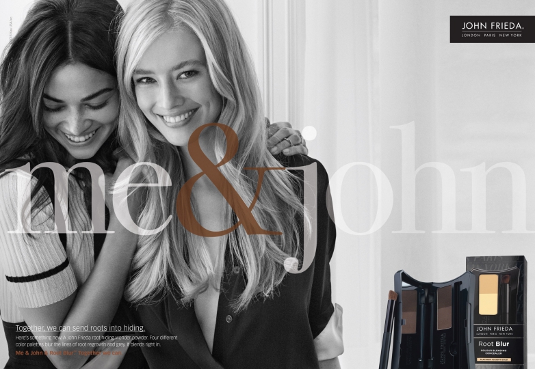 Rosanne Swart for John Frieda Campaign, Photographer Will Davidson 