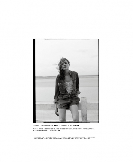 Romy Schönberger for Le Mode M June 2016, Photographer Edouard Plongeon 