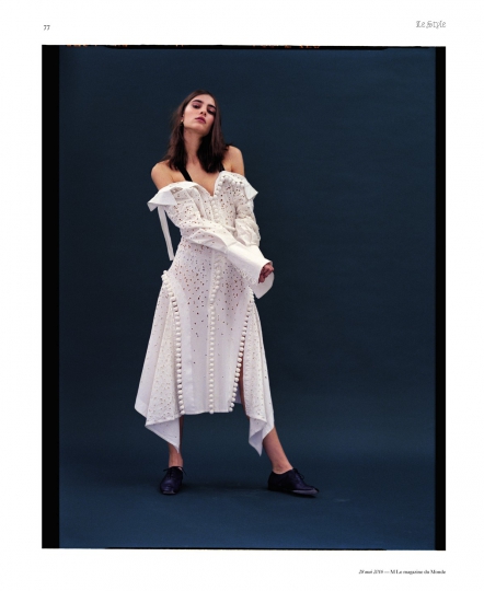 Romy Schönberger for Le Mode M June 2016, Photographer Edouard Plongeon 