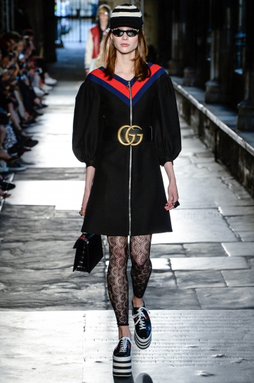 Romy Schönberger for Gucci’s Resort Show for Fall 2017 