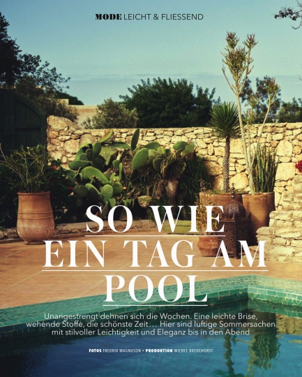 Elise van ’t Zand for Brigitte June 2016, Photographer Frederik Magnuson, Produktion Wiebke Brederhorst 