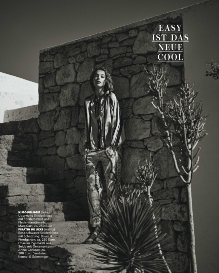 Elise van ’t Zand for Brigitte June 2016, Photographer Frederik Magnuson, Produktion Wiebke Brederhorst 